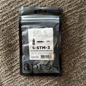 SCULPTED STILETTO MEDIUM REFILL(50 tips per bag)S-STM-3